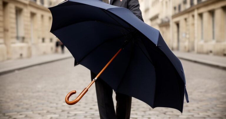 Découvrez la gamme de parapluies français alliant artisanat et élégance